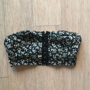 Sparkle & Fade Bandeau Corset Top